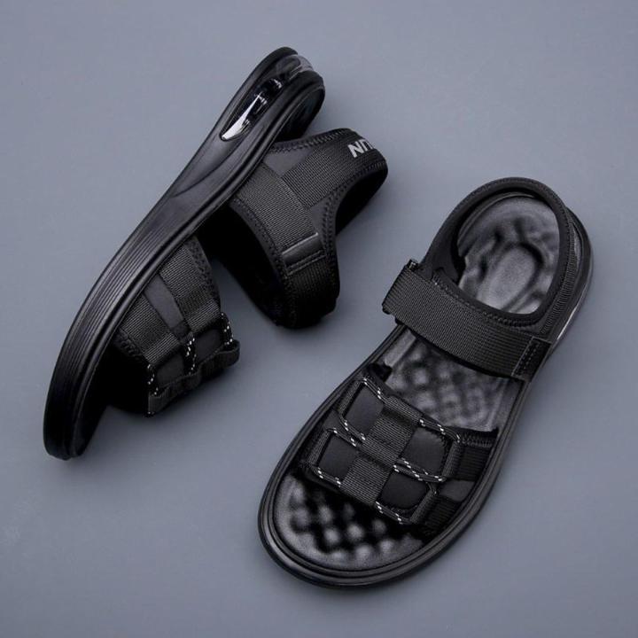 Air Cushion Height Increasing Sandals Men's Outerwear2023Summer New Sports Casual Beach Shoes Men's Driving Sandals Fashion