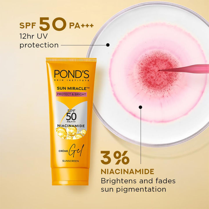Pond's%20Sun%20Miracle%20Cream%20Gel%20Sunscreen-Protect%20&%20Bright%20100g%20-%20Image%205