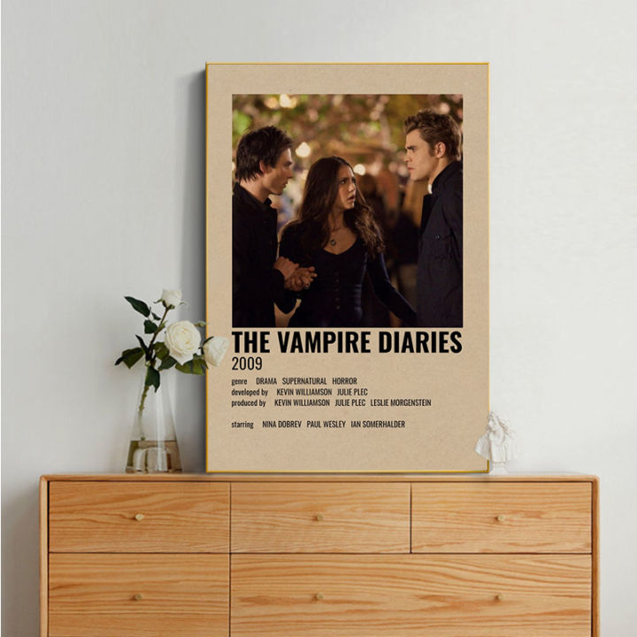 The%20Vampire%20Diaries%20Movie%20Posters%20Kraft%20Paper%20Vintage%20Poster%20Wall%20Art%20Painting%20Study%20Stickers%20Wall%20Painting%20-%20Image%206