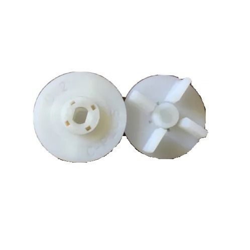 Mixer Grinder Jar Blender Motor Coupler 4CM 4 Teeth Round No Screw White for Eco Twin, Eco Plus