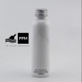 Oil bottle with silver cap 5 piece combo pack 100ml milk coulor plastic.