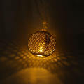 jhumka Hollow Metal String Fairy Light Balls, Metal Fairy Light, Golden Fairy Light, LED Metal String Fairy Mini Bulb-Shape Lantern, Home/Room & Wedding Party Decoration Light. 