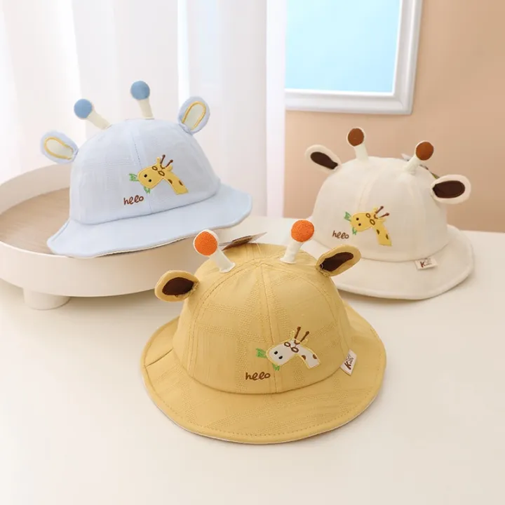 Giraffe%20Ears%20Baby%20Bucket%20Hat%20For%202022%20New%20Summer%20Outdoor%20Boys%20Girls%20Soft%20Sun%20Hats%20Lovely%20Cartoon%20Toddler%20Children%20Fisherman%20Cap%20-%20Image%208