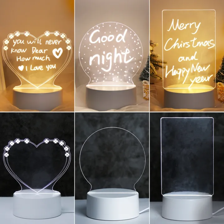 %5BTB%5D3D%20Acrylic%20Message%20Note%20Board%20LED%20Night%20Holiday%20Light%20Decorative%20Lamp%20for%20Creative%20Keeps%20Notes%20Drawing%20Table%20Home%20D%C3%A9cor/Bedroom/Gift/Office%20Decoration/Erasable%20(Acrylic%20Message%20Board%20Round)%20-%20Image%205