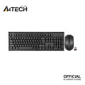A4tech 3000N 2.4G Wireless Keyboard - Bangla Layout - 1200 DPI - 12 Multimedia Hotkeys - 12 Months Battery Life - For PC/Laptop - Black. 