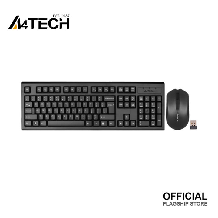 A4tech%203000N%202.4G%20Wireless%20Keyboard%20-%20Bangla%20Layout%20-%201200%20DPI%20-%2012%20Multimedia%20Hotkeys%20-%2012%20Months%20Battery%20Life%20-%20For%20PC/Laptop%20-%20Black%20-%20Image%205