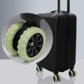 8PCS/Set Suitcase Parts Axles Travel Luggage Caster Shoes with happySilent Sound Reduce Wheel Wear Suitcase Wheels Protection Cover. 