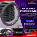 PVC LEATHER STEERING WHEEL COVER FOR CAR.