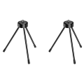ZOROOM 2X Mini Metal Tripod, Desktop Tripod with 1/4 Inch Screws, Suitable for Projectors and All Cameras. 