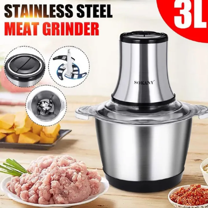 SOKANY%20LB7005A%20Mini%20Wonder%20Chopper%203.0L%20%7C%20Dual%20Speed%20Electric%20Food%20Chopper%20-%20Image%203
