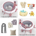 Versatile Efficient 22/40-Needle Hand Knitting Machine for DIY Scarves Sweaters Hats and Socks Perfect for Adults and Children. 