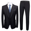 Men Wedding 2 Pieces Suit 3 Set Blazers Elegant Full Luxury Coat Pants Design Latest Vest Business 2022 Slim Fit Jacket Trousers. 