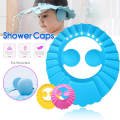 Baby Shower Cap with Ear Protection – Adjustable Kids Shampoo Bath Hat for Toddlers [Random Colour]. 