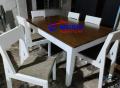 Dining Table 6 Chair Set Made By Segun Wood. 