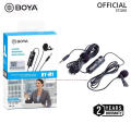 BOYA BY-M1 (official 2 years warranty) BOYA BY-M1 Condenser Professional Lavalier Lapel Microphone for PC iPhone Camera YouTube Recording Blogger Podcast Lavalier Microphones. 