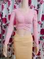 [ Amena fashion ] Crop top Short body full sleeve fashionable blouse for women's.. 