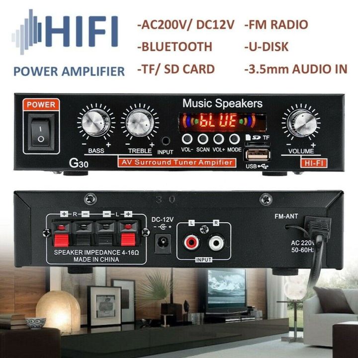 G30%20Digital%20Home&Car%20Amplifier%20Bluetooth%20Hifi%20Stereo%20Subwoofer%20Music%20Player%20Support%20FM%20TF%20AUX%202%20Channel%20With%20Remote%20Control%20-%20Image%208