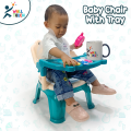 Baby Chair With made in high Quality ABS Plastic Tray Baby Chair Kids Chair , Strong Durable Children Chair for Home & Travelling (Multi Color). 