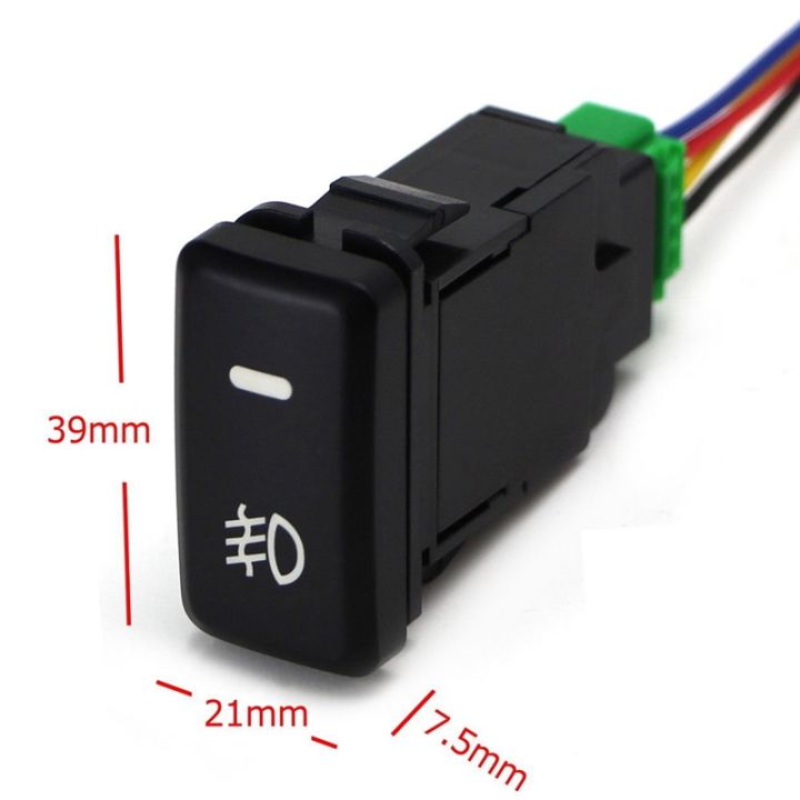 2X%20Auto%20Retrofit%20Switch%20Waterproof%20Toggle%20Switch%20Fog%20Lamp%20Switch%20With%204%20Line%20For%20Toyota%20Lexus%20White%20Light%20-%20Image%202