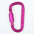 1PCS Aluminium Alloy Colorful Carabiners Safety Buckles Outdoor Sports Keychain Climbing Button Camping Hiking Key Hooks #8.