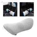Soft Waist Cushion Lower Back Pillow Memory Foam Cushion for Recliners Grey. 