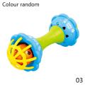 【Yurui】Baby Rattles Toy Soft Plastic Music Hand Toy Early Hand Bell Baby Toys Random Color.
