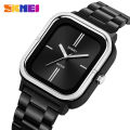 SKMEI Watch for Men Luxury Square Quartz Stainless Steel Waterproof Luminous Top Brand Mens Wristwatch Relogio Masculino 2275. 
