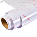 Elegant Marble Pattern PVC Wall Sticker for Home Decor, Peel & Stick Marble Effect Decal for Kitchen Cabinets, 10m Roll or 66sqf Roll. 