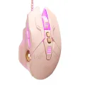 Inphic PW5 Mecha Wired Game Mouse Macro Definition Light Mute Office USB Computer Mouse. 