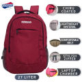 Waterproof Backpack American Tourister Compact Bag With Laptop Chamber 27L. 