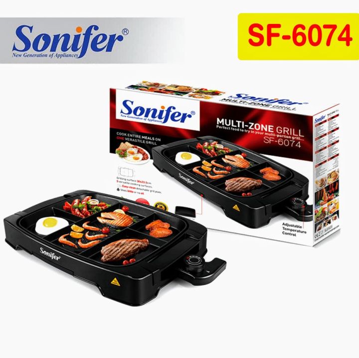 Premium Sonifer SF-6074 Electric Multi Portion Grill