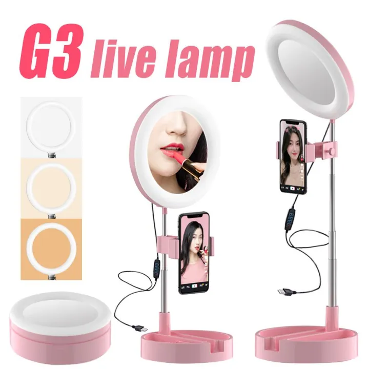 Portable%20Selfie%20Ring%20Light%20Tripod%20Stand%20with%20Makeup%20Mirror%20Table%20LED%20Lights%20Photography%20Lighting%20for%20Beauty%20Live%20Youtube%20Tik%20Tok%20-%20Image%205