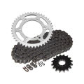 (B9E) Chain Sprocket Set (Front Sprocket, Chain Sprocket & Chain) for Yamaha R15 V3 & V4 Bike. 