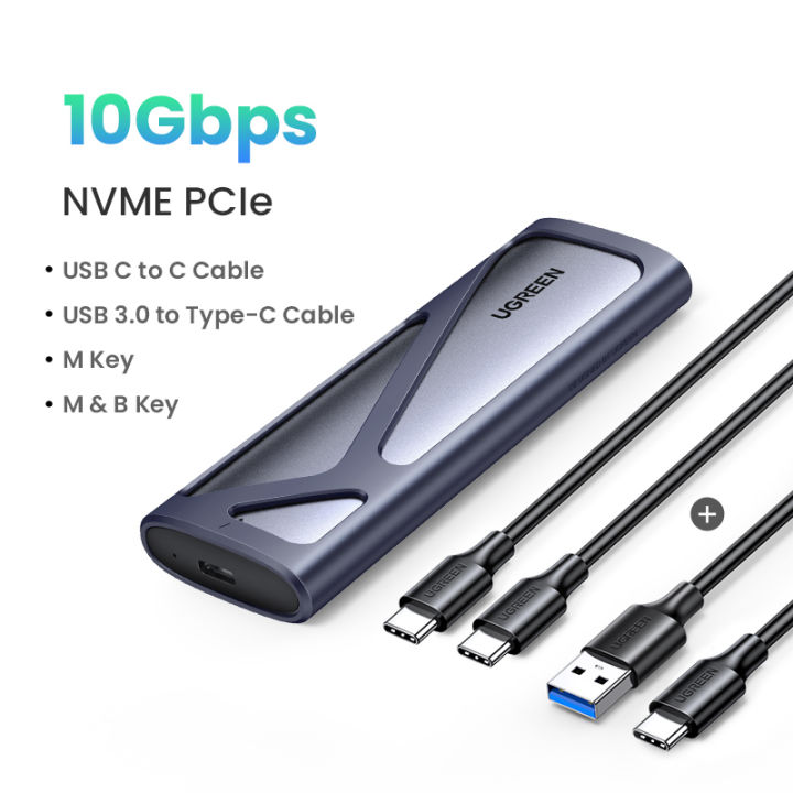 (Case%20Only)UGREEN%20M.2%20NVMe%20SSD%20Enclosure%20Dual%20Protocol%20NVMe%20SATA%20to%20USB%203.1%20Gen2%2010%20Gbps%20NVMe%20PCI-E%20M.2%20SSD%20Case%20Support%20UASP%20For%20Hard%20Disk%20-%20Image%207
