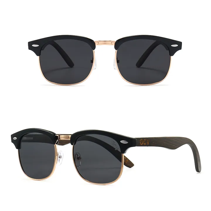 GCV%20Handmade%20Classic%20Leading%20Par%20Wooden%20Sunglasses%20Men%20Women%20Polarized%20UV400%20Protection%20Semi-Rimless%20Retro%20Eyewear%20Oculos%20Party%20-%20Image%202