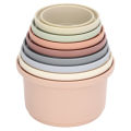 Stacking Cups, Multipurpose Color Learning Baby Stacking Cups for Toys. 