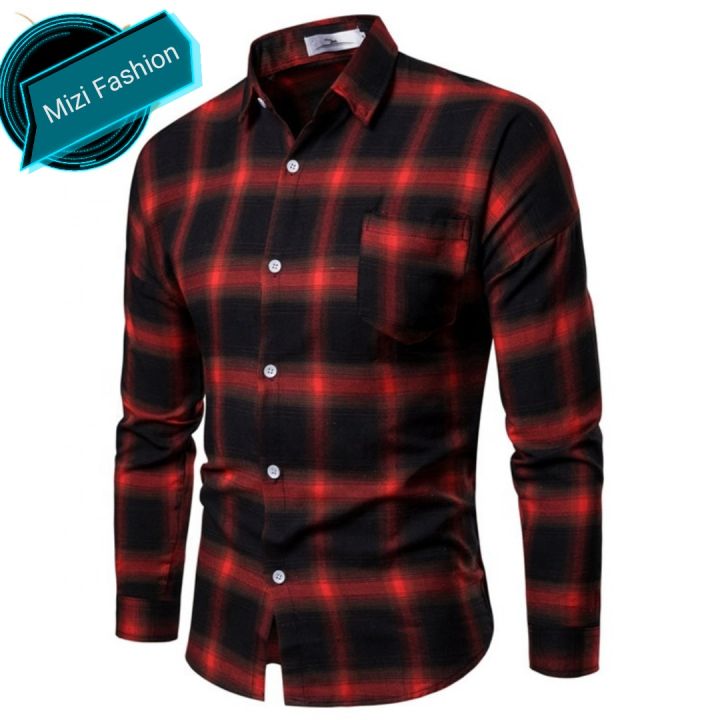Multi%20Color%20Cotton%20Long%20Sleeves%20Casual%20Shirt%20For%20Men%20-%20Image%203