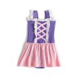 Family Matching One-Piece Suits Toddler Infant Baby Girls Princess Swimsuit Princess dresses Swimwear Swimming Bikini baby. 