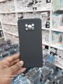 Poco x3/Poco x3 Pro Liquid Silicone Microfiber Inside 360 Degree Protection Back Cover. 