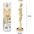 Mont Marte Wooden Manikin Magnetic 20 cm (7.9 Inch).