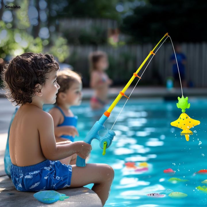Kids%20Fishing%20Toy%20Set%20Play%20Water%20Toys%20for%20Baby%20Magnetic%20Rod%20and%20Fish%20with%20Inflatable%20Pool%20Outdoor%20Sport%20Puzzle%20Toys%20for%20Children%20-%20Image%203