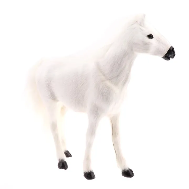 Lifelike%20Simulation%20Plush%20Stuffed%20Horse%20Animals%20Model%20Figure%20Plush%20Figures%20Soft%20Toy%20Home%20Decoration%20Black%20-%20Image%203