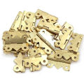 4pcs Golden Metal Hinge for Cabinet Door, Small Box Hinges Butterfly Shape for Small Jewelry Box.