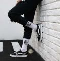 Men Socks Cotton Graphic Hip-Hop 1997 Pattern Funny Long Women Black Hot Fashion Solid Sport Street Casual Hosiery.