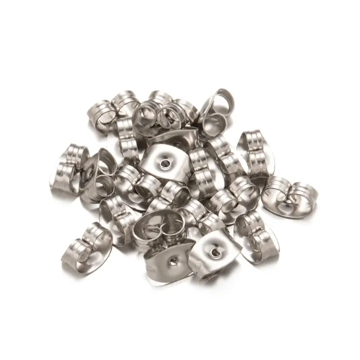 100pcs%204.5x6mm%20Gold%20Stainless%20Steel%20Butterfly%20Earring%20Safety%20Back%20Stopper%20for%20Stud%20Hypoallergenic%20Jewelry%20Making%20Finding%20Supply%20-%20Image%203