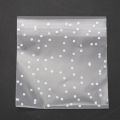 400Pcs Frosted Cute Dot Plastic Packaging Candy Biscuit Soap Packaging Bag Cake Packaging Self-Adhesive Sample Gift Bag. 