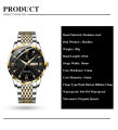 Planett Fanss POEDAGAR Men Watch Business Fashion Watch Waterproof Simple Watch Military Wristwatches Classic Roman Numeral Dial Calendar Luminous Pointer Wrist Watches for Men.