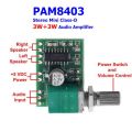 PAM8403 with Volume Comtrol Amplifier. 