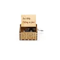 Wooden Music Box Classical Music Box Can't Help Falling In Love Music Box Hand Crank Music Box. 