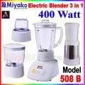 Miyako 3 in 1 Blender with juicer Filter | Capacity-1.6 Liter | Model : 508 B. 